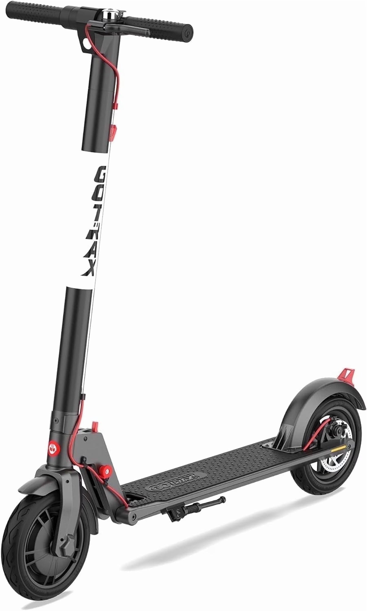 GOTRAX Rival Adult Electric Scooter, 8.5" Pneumatic Tire, Max 12 mile Range and 15.5Mph Speed, 250W Foldable Escooter for Adult, Black