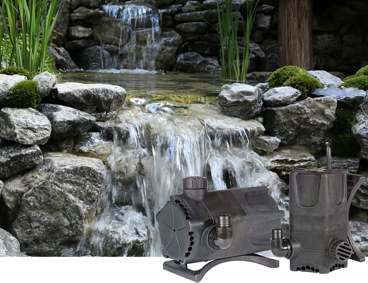 Little Giant 566407 WGP-95-PW Dual Discharge Direct Drive Submersible Waterfall and Pond Pump, 700 Watts, 4,280 GPH