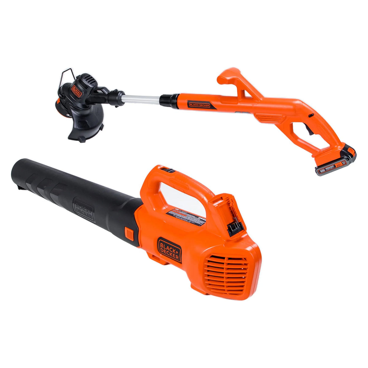 BLACK+DECKER 20V MAX* Leaf Blower and String Trimmer Combo Kit, (BCK279D2)