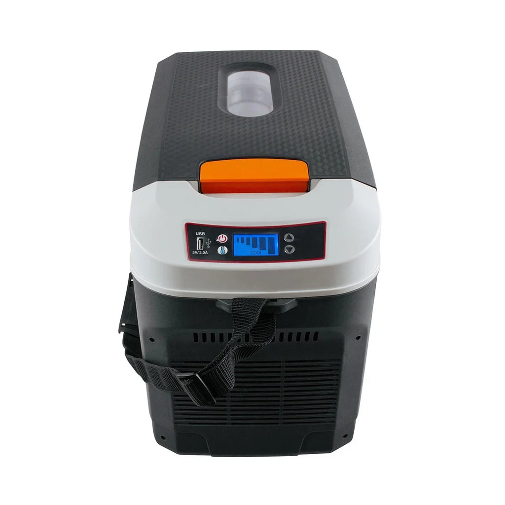 United Pacific 99121 Portable 10Qt/9.5L Thermoelectric Top Loader Cooler, Electric Plug-in Cooler & Warmer for Food & Drinks, 12V DC, 110VAC - 1 Unit