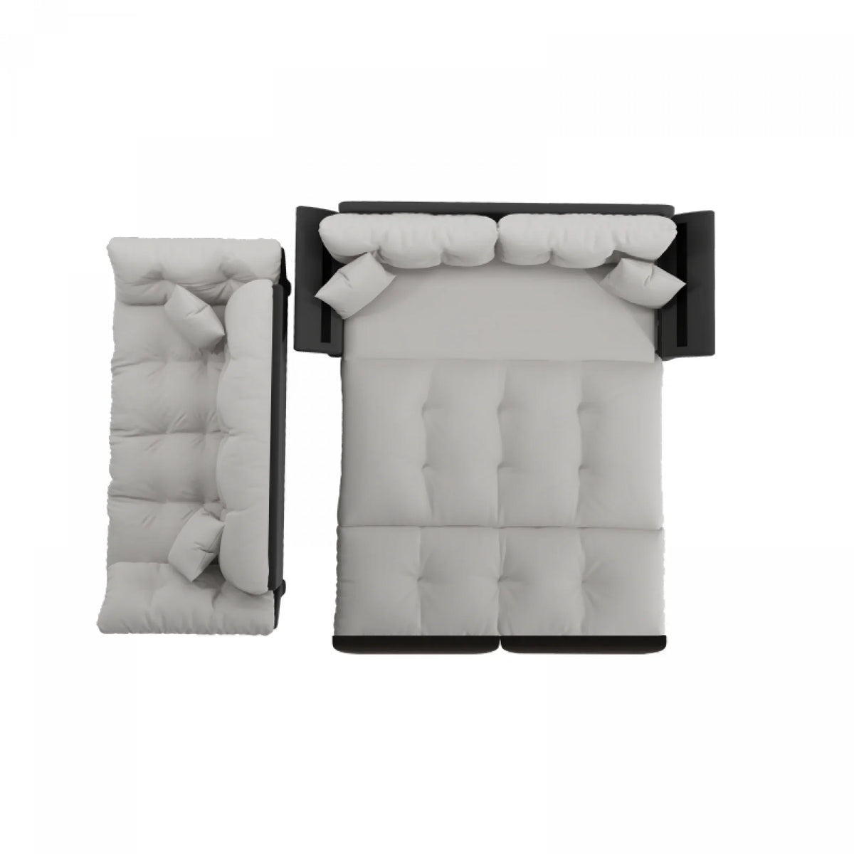 66" Queen Pull Out Sofa Bed, 3-in-1 Convertible Sleeper Sofa with Side Storage,Multi-Functional Velvet Loveseat Bed for Living Room,Bedroom