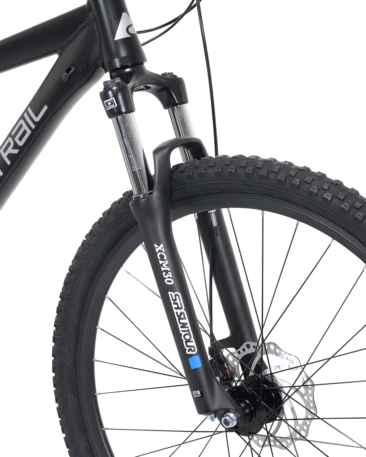 Ozark Trail 27.5" Vibe Mountain Bicycle, Small Frame, Fits Riders 5'0" - 5'6", Black, Adult, Unisex
