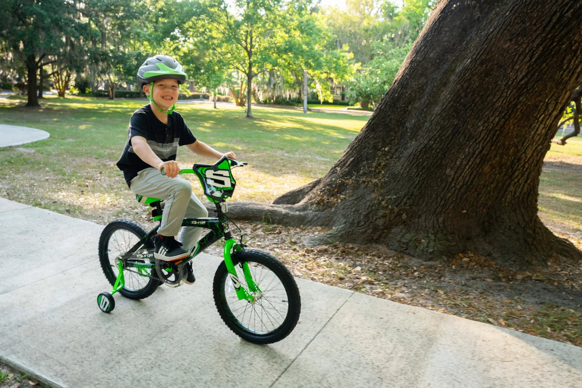 18" Dynacraft Surge Boys BMX Bike, Children Age 6-9 Years, Green