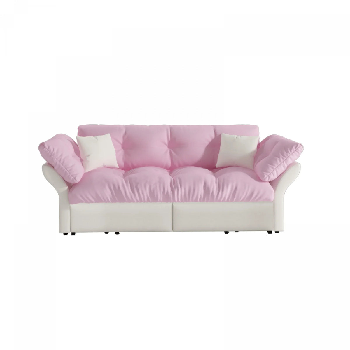 66" Queen Pull Out Sofa Bed, 3-in-1 Convertible Sleeper Sofa with Side Storage,Multi-Functional Velvet Loveseat Bed for Living Room,Bedroom