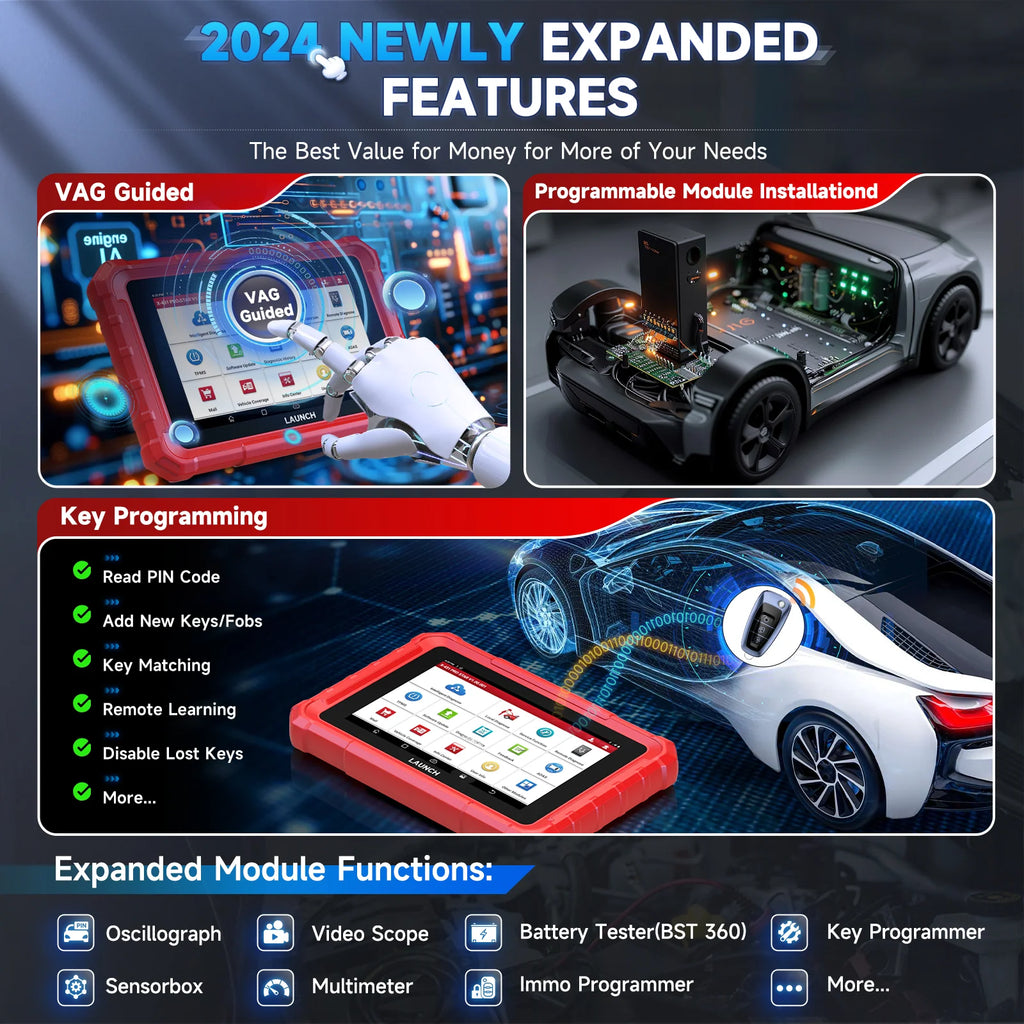 LAUNCH X-431 Pro Star Bidirectional Scan Tool, 37+ Resets, All System Diagnostic Scanner All in One OBD2 Scanner with CANFD, DOIP, FCA Autoauth Diagnosis Scan Tool 2 Year Update