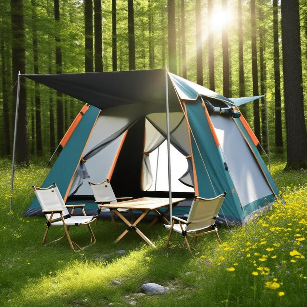 Camping Tent4-6 Person Instant Easy Pop Up Tents for Camping Lightweight Backpacking Tent Automatic Waterproof Family Easy Set Up Tent,Portable Dome Tent for Camping Hiking Traveling