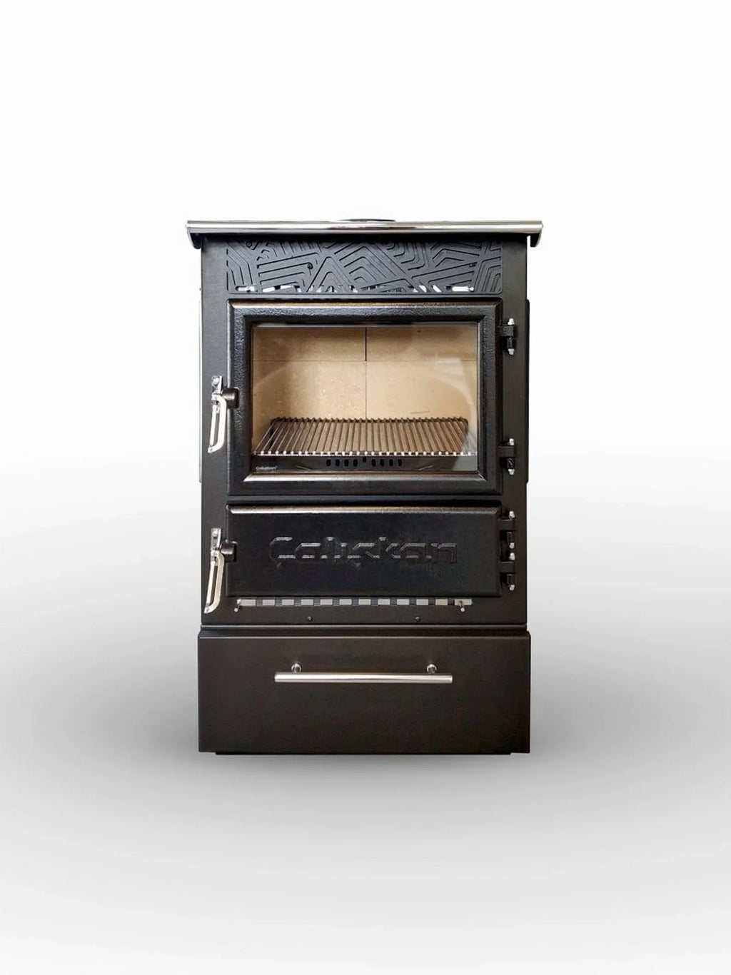 Northshire Stove 305-3D 100m2 Wood Burning Heat Efficient Mini Stove