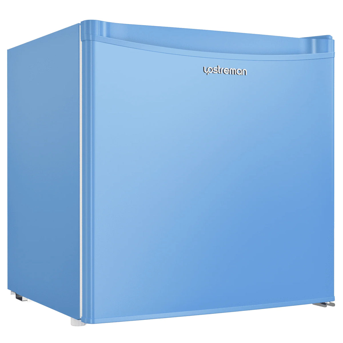 Upstreman 1.7 Cu ft Mini Fridge with Freezer Single Door Compact Refrigerator, Low Noise, Energy Saving, Adjustable Temperature, Reversible Door, for Home Office Dorm, Black FR17