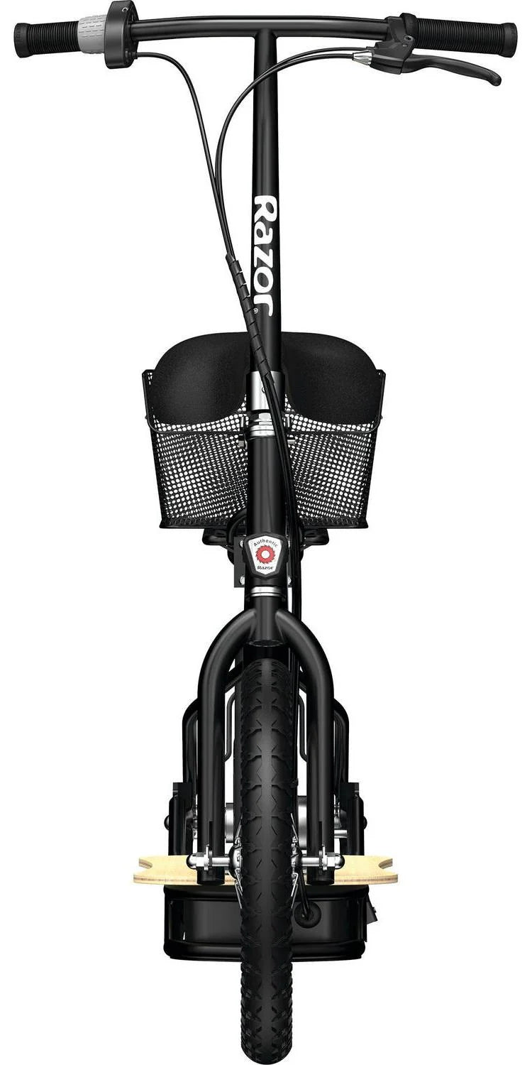Razor EcoSmart Metro HD Seated Electric Scooter – Black. up to 15.5 mph. for Teen and Adult