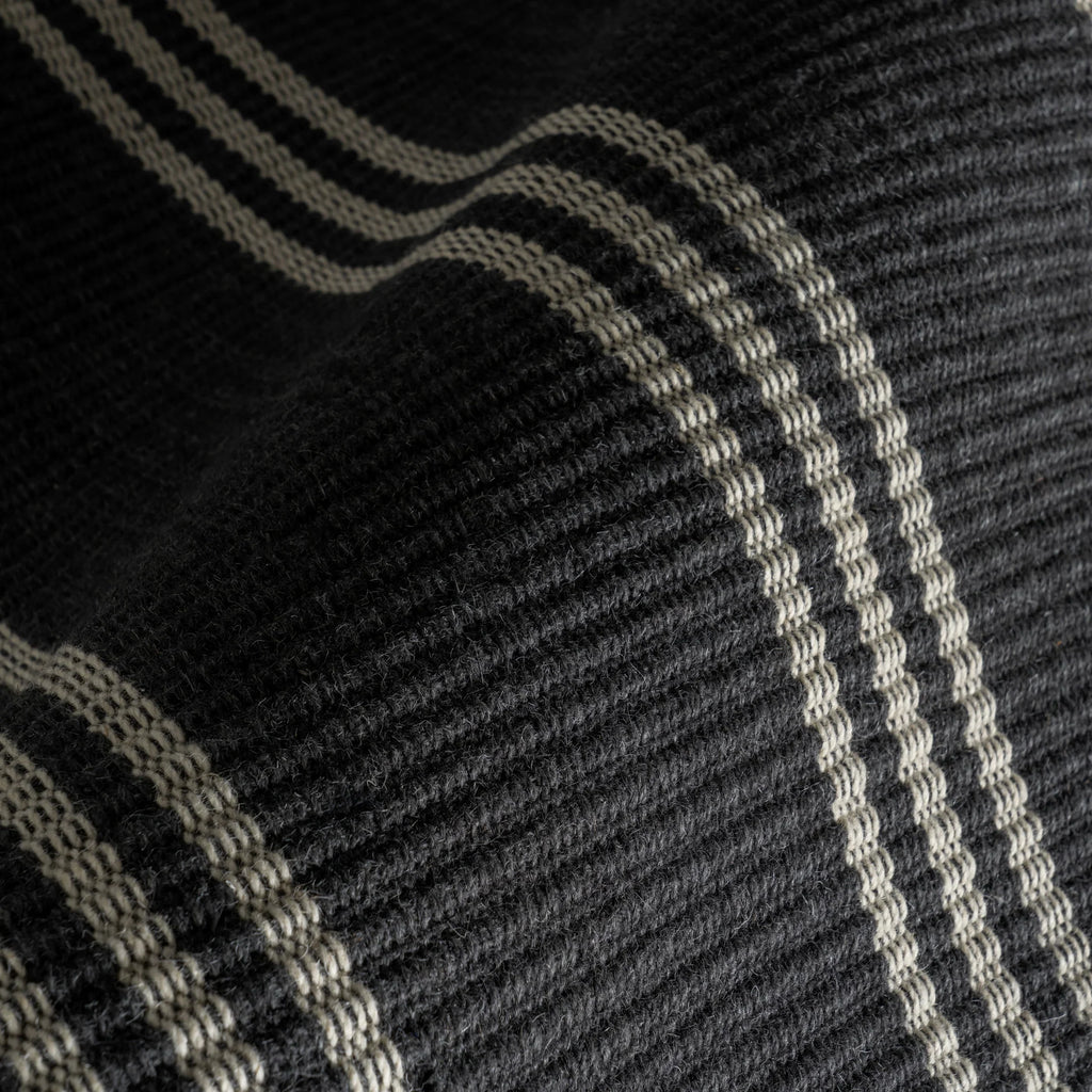 Rugs USA Hawthorn Striped Wool Area Rug, 4' x 6', Hawthorn Ivory