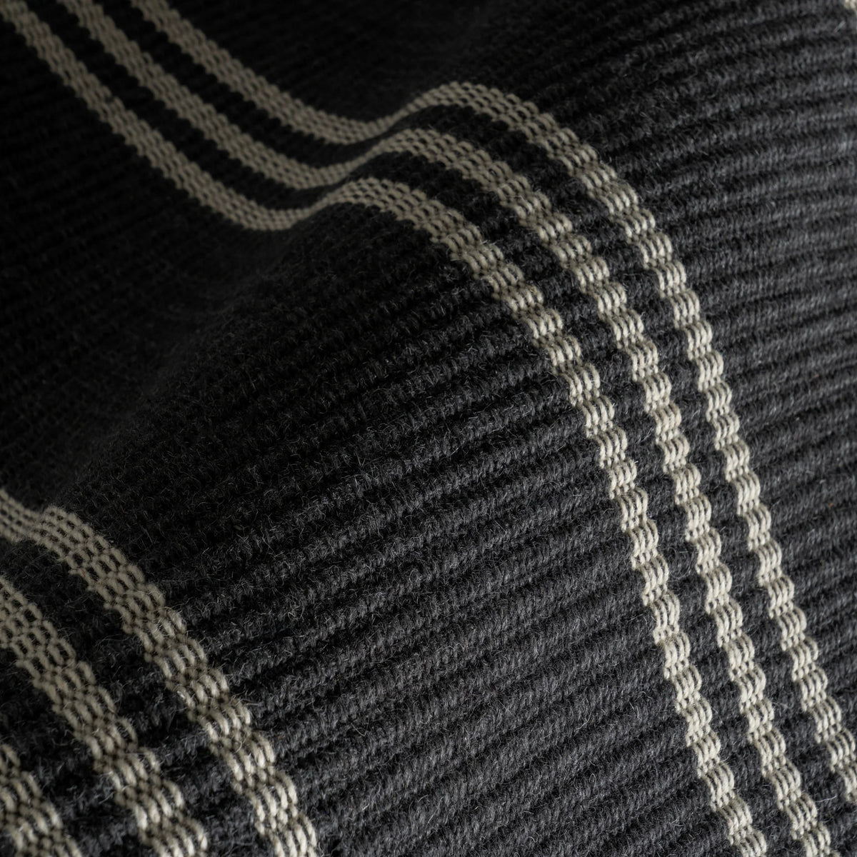 Rugs USA Hawthorn Striped Wool Area Rug, 4' x 6', Hawthorn Ivory