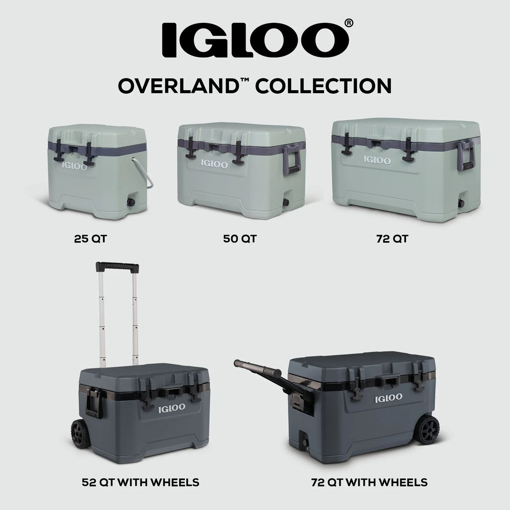 Igloo 50 QT Overland Ice Chest Cooler, White