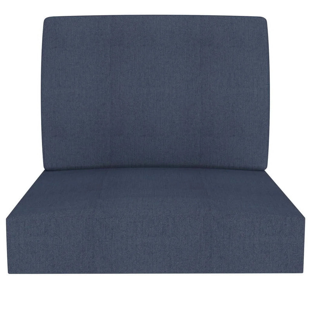 Covers&All Outdoor Sunbrella Deep Seat Cushion Set, Water, UV & Fade Resistant Patio Chair Cushions, High-Density 5" Thick Seat & Back Cushions for Outdoor Furniture