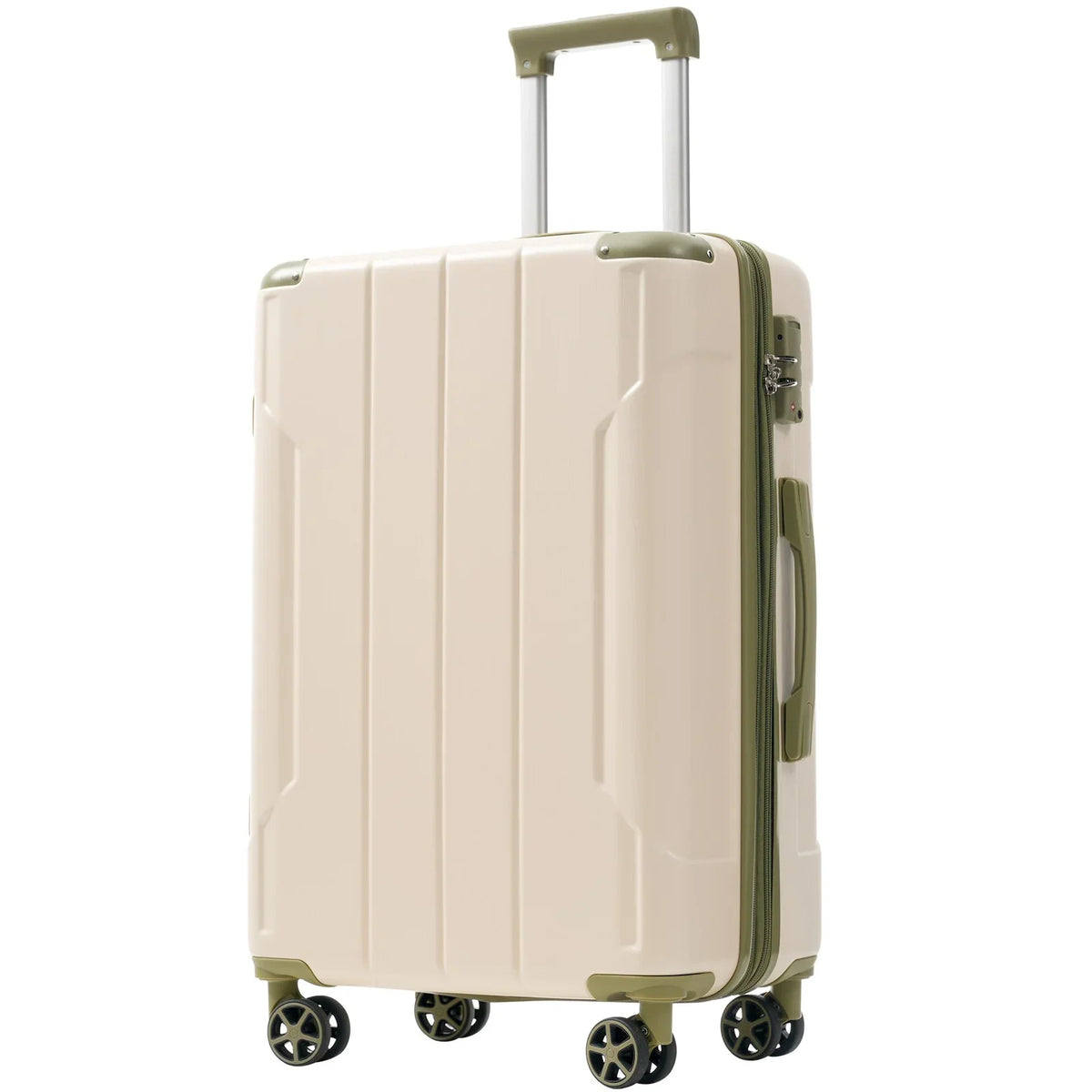 Luggage Sets 3 Piece, Expandable Hard shell ABS Suitcases with Double Spinner, Travel luggage Set