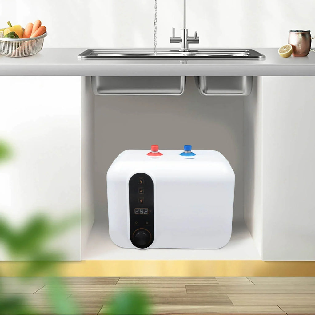 Instant Electric Hot Water Heater Shower Compact Mini-Tank Storage RV 10L 110V 10L Electric Hot Water Heater 110V Compact Mini-Tank Storage,Rv Small Output Electric Tankless Instant Hot Water Heater