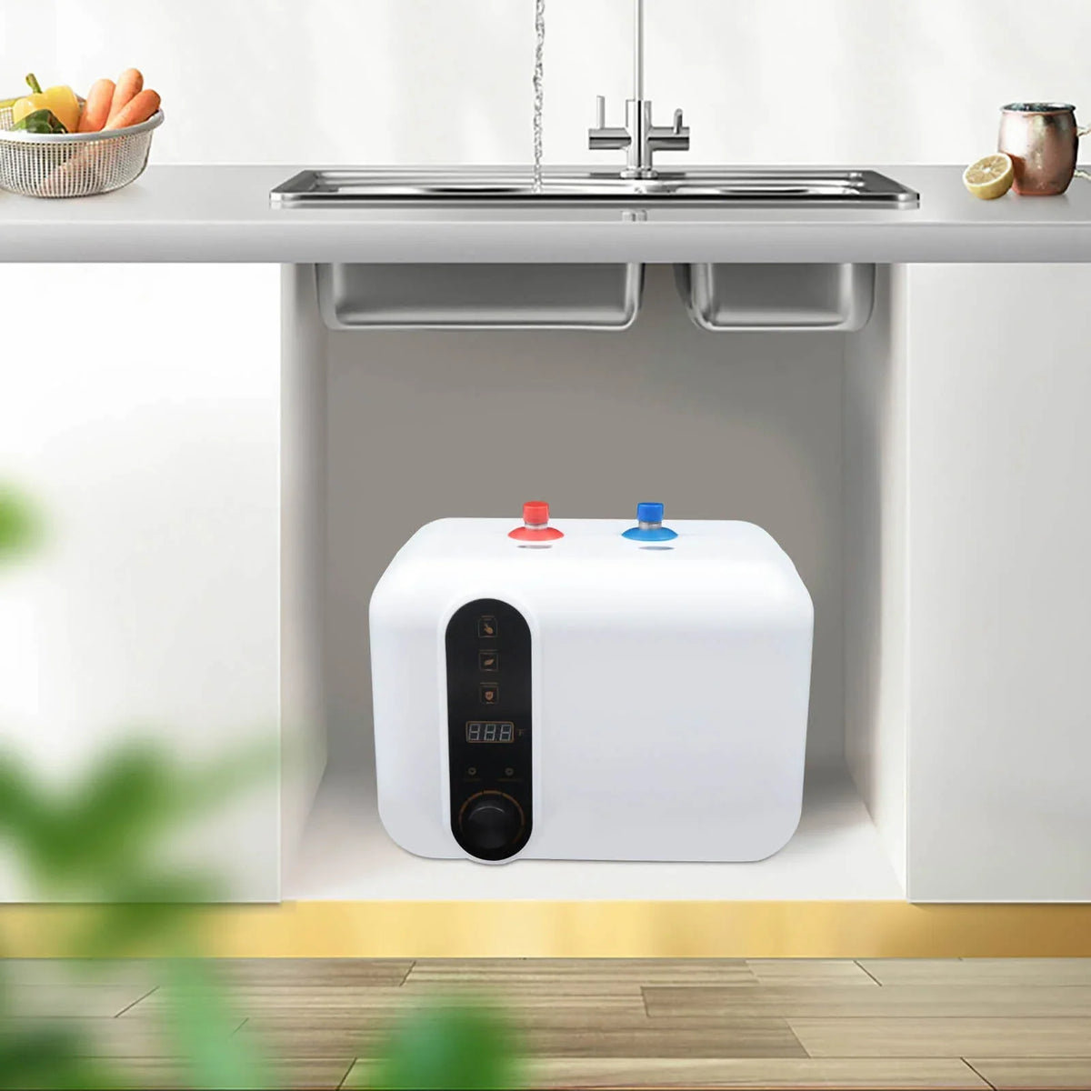 Instant Electric Hot Water Heater Shower Compact Mini-Tank Storage RV 10L 110V 10L Electric Hot Water Heater 110V Compact Mini-Tank Storage,Rv Small Output Electric Tankless Instant Hot Water Heater
