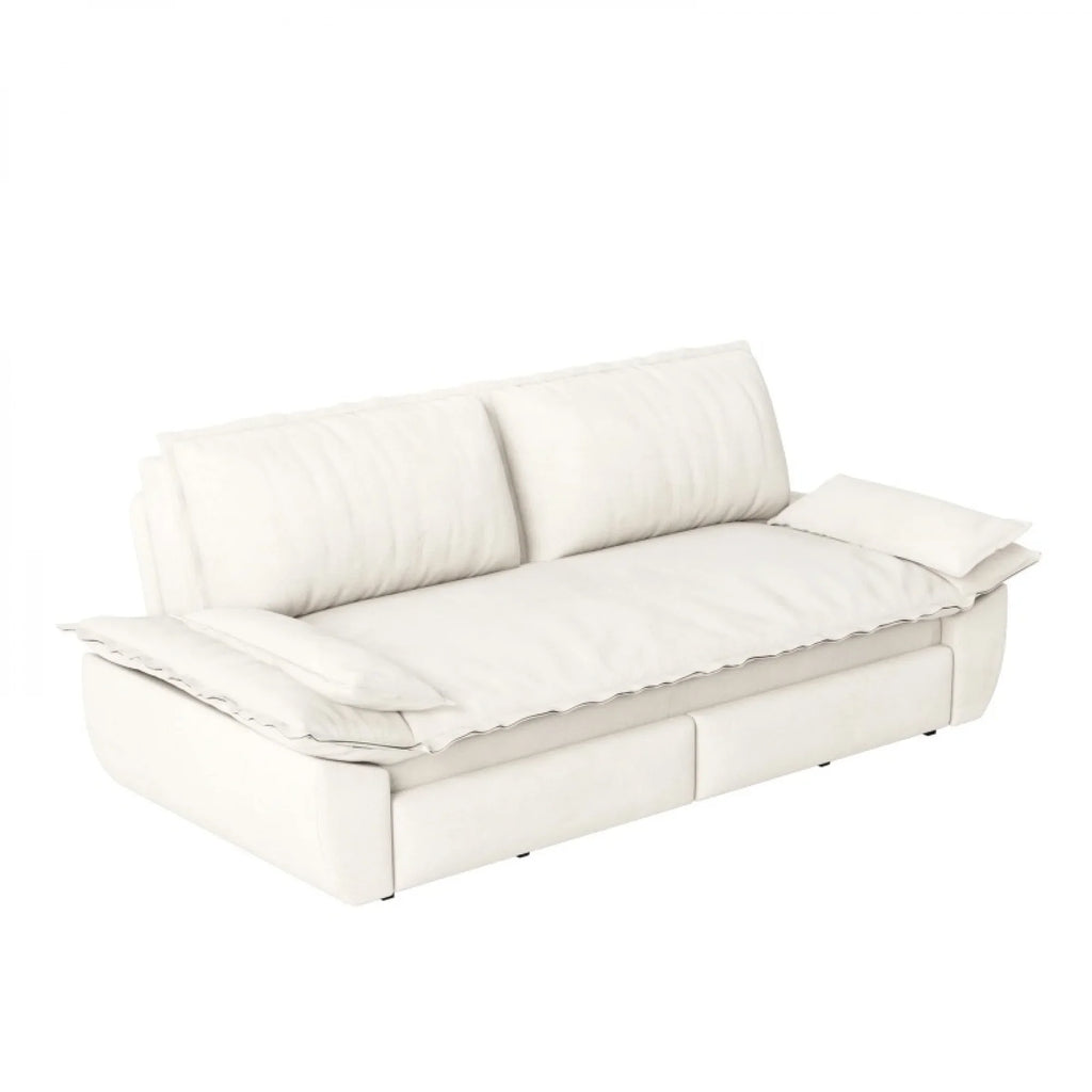 66" Queen Pull Out Sofa Bed, 3-in-1 Convertible Sleeper Sofa with Side Storage,Multi-Functional Velvet Loveseat Bed for Living Room,Bedroom