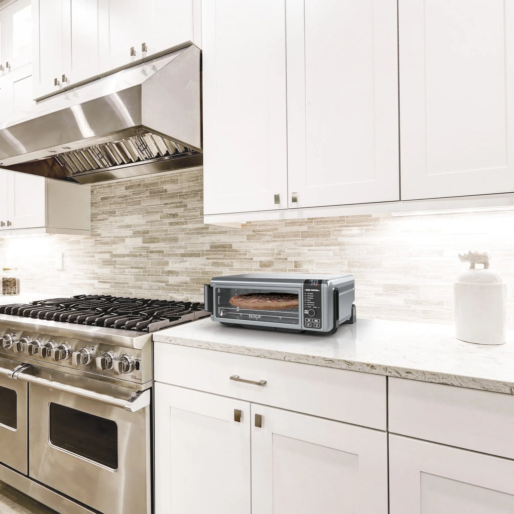 Ninja. SP101 Foodia?" 8-in-1 Digital Air Fry Oven, Flip-Away for Storage, Dehydrate, Keep Warm