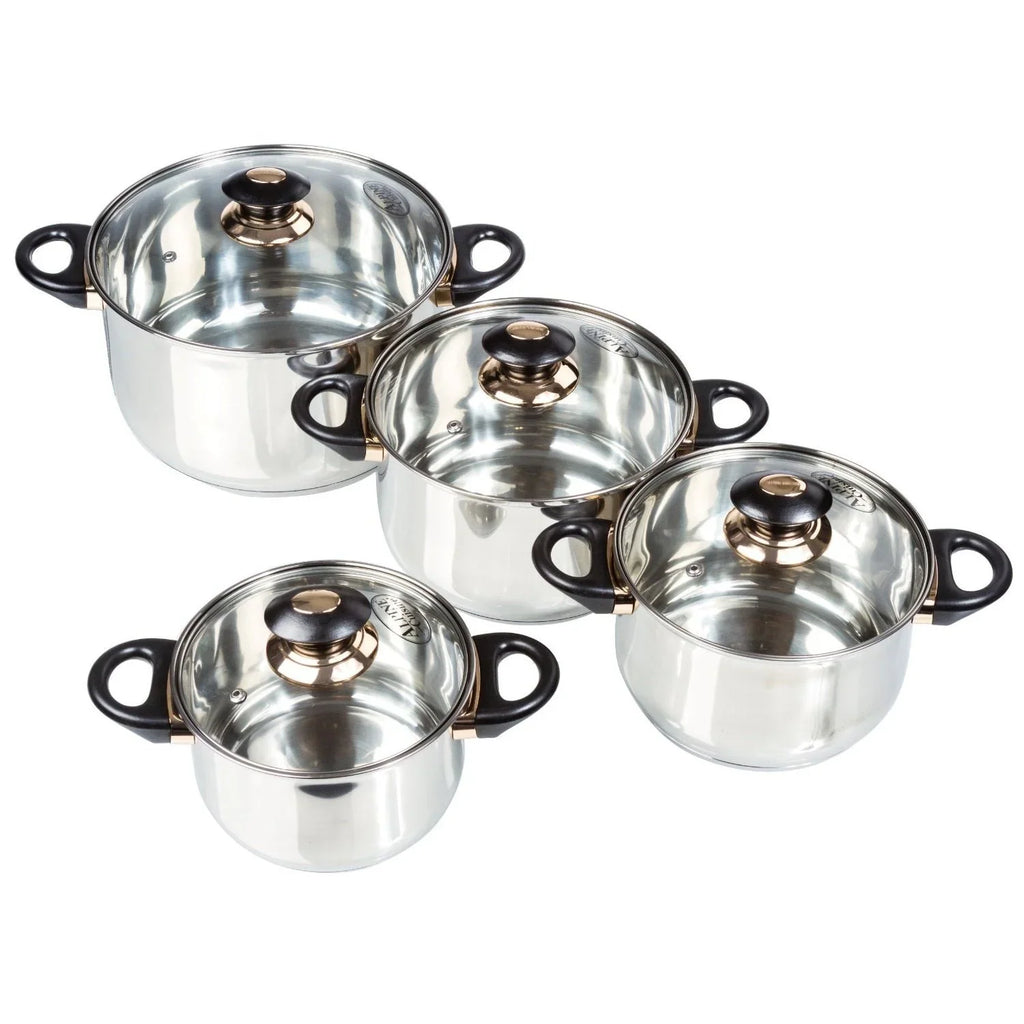 Imperial Home Chef Quality 12 Piece Stainless Steel Cookware Set