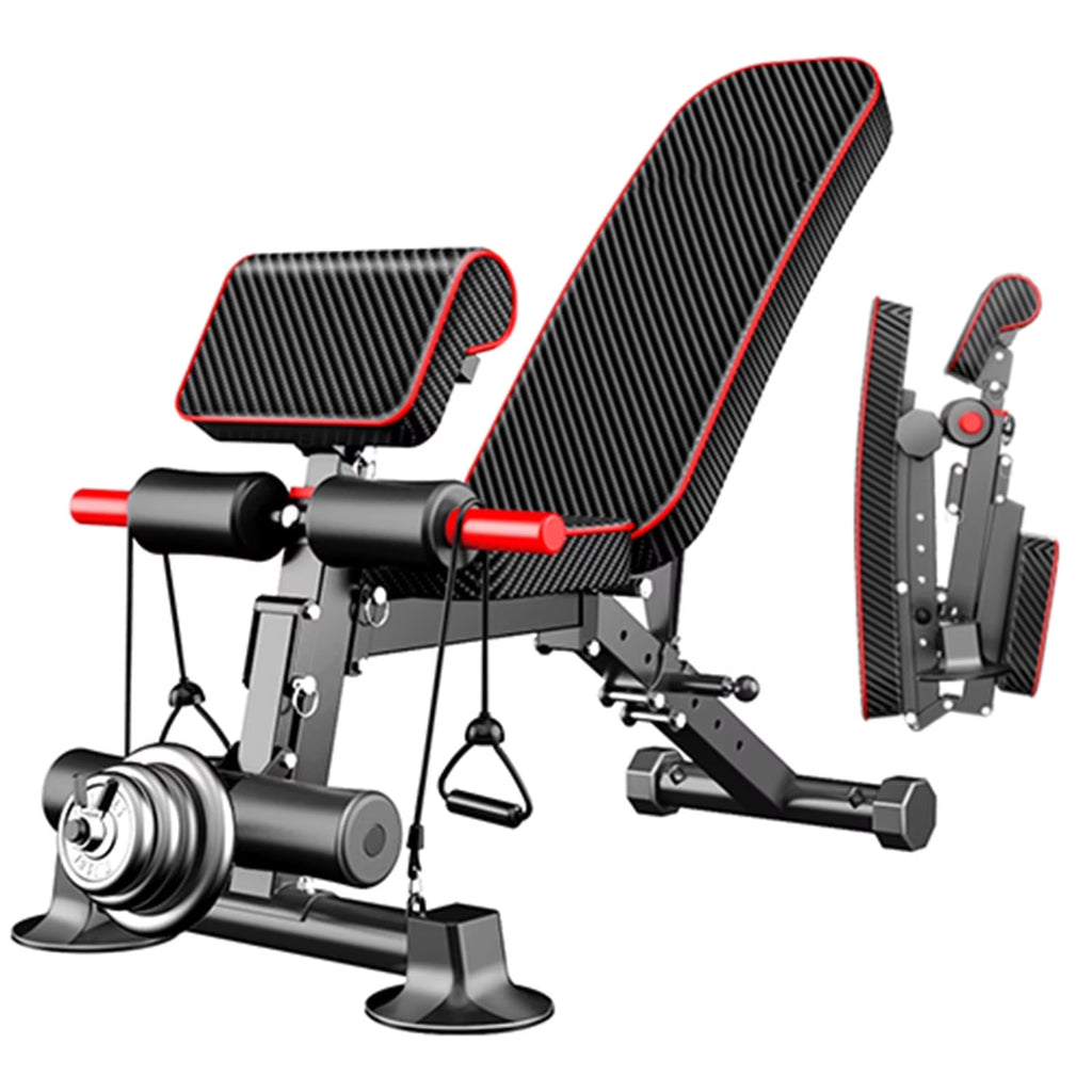 K Kingkang Adjustable Weight Bench Utility Workout Bench for Home Gym,Foldable Incline Decline Benches for Full Body Workout 780LB