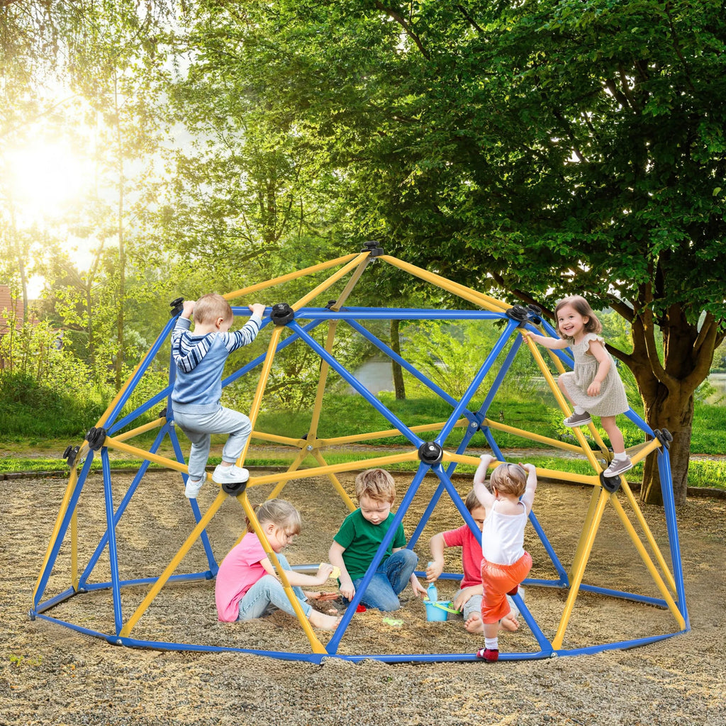 WOSTOO 10FT Climbing Dome,Kids Dome Climber Jungle Gym Outdoor Toddler Play Set for Kids 3-10 Year Outdoor Play, Supports up to 880lbs