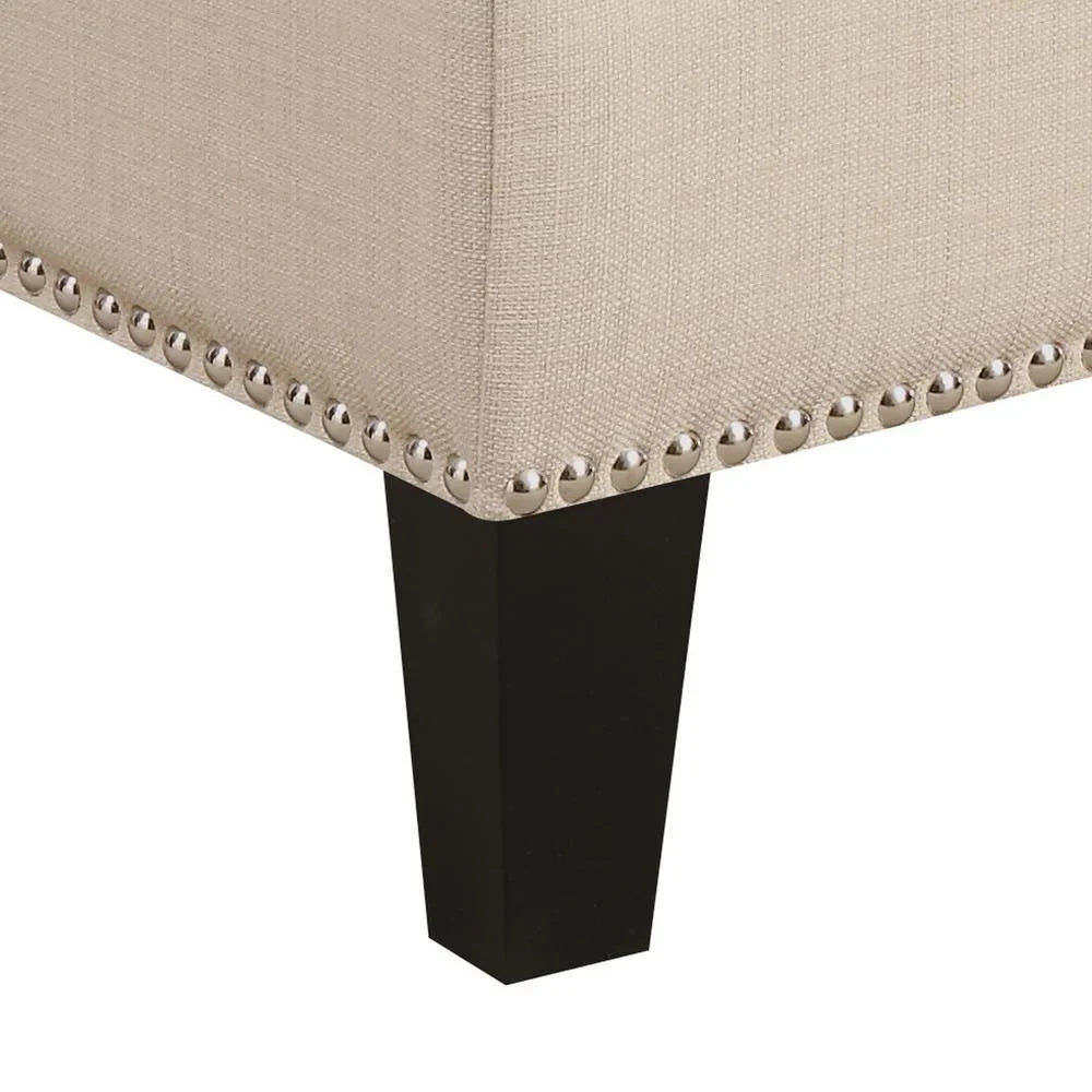Picket House Emery Ottoman Heirloom Charcoal