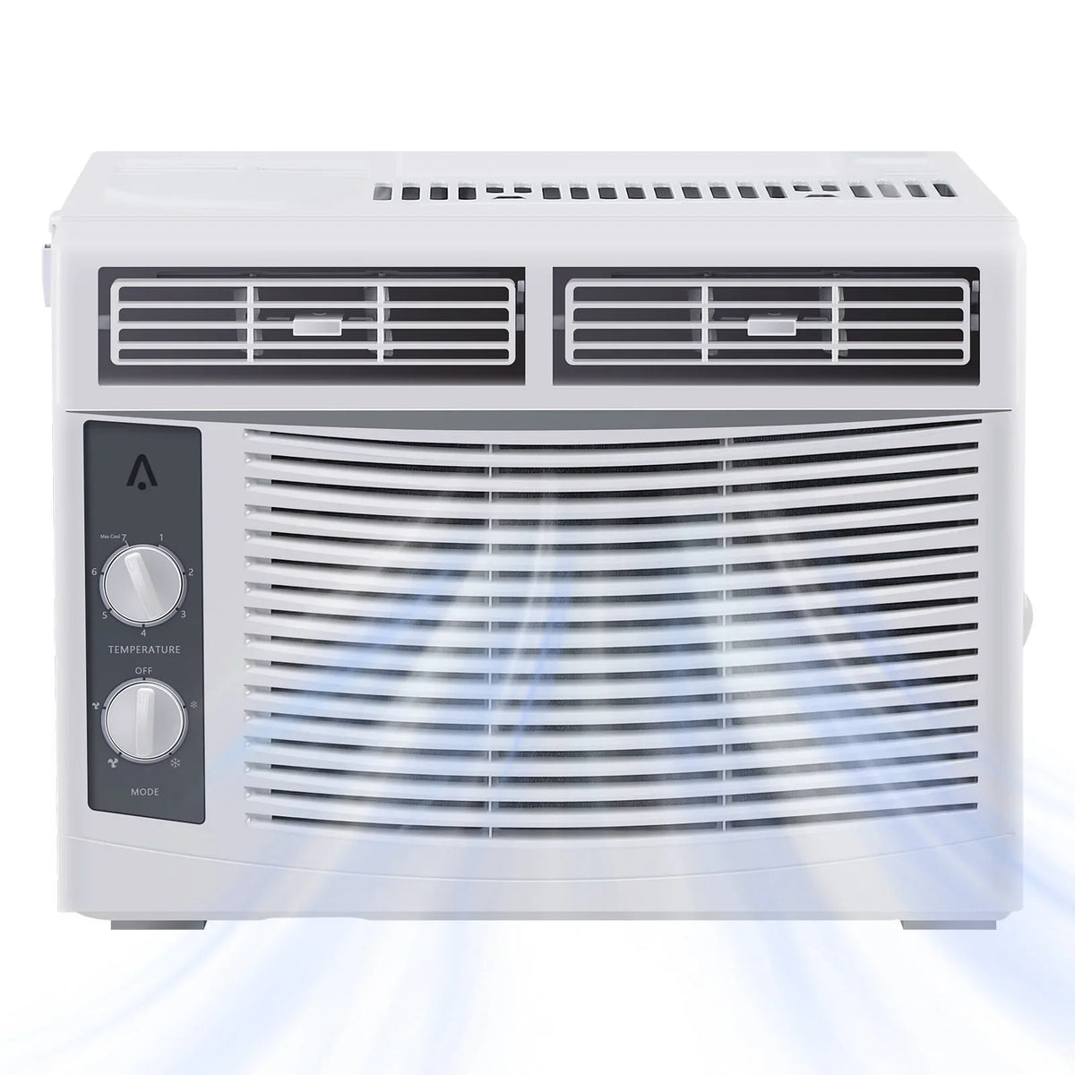 Lumiparty 6,000 BTU Window Air Conditioner, Cools 250 Sq.ft., Window AC Unit with Remote Control, Sleep Mode, Bedroom, Room, Office, White