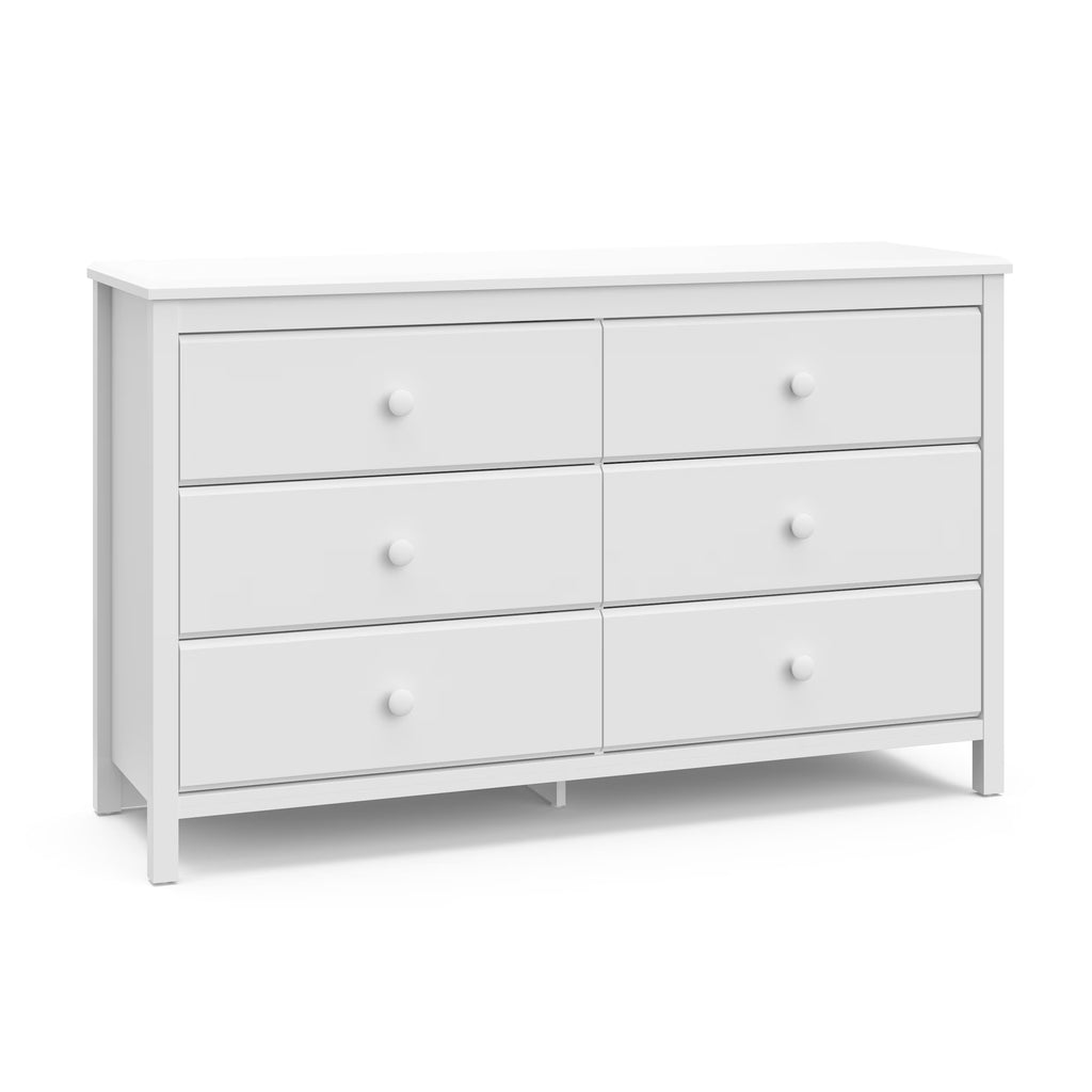 Storkcraft Alpine 6 Drawer Nursery Double Dresser, Olive