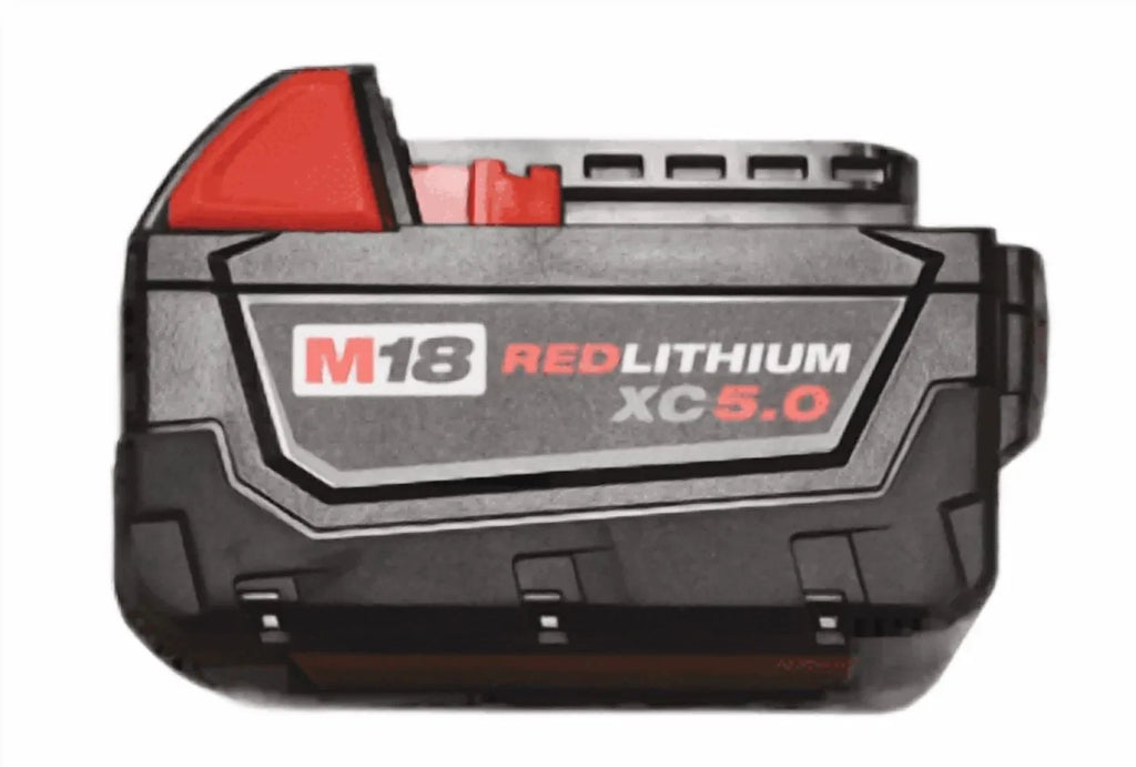 Milwaukee 48-11-1850 M18 REDLITHIUM XC 5.0Ah Battery Pack �C 18V Lithium-Ion Rechargeable Power Tool Battery