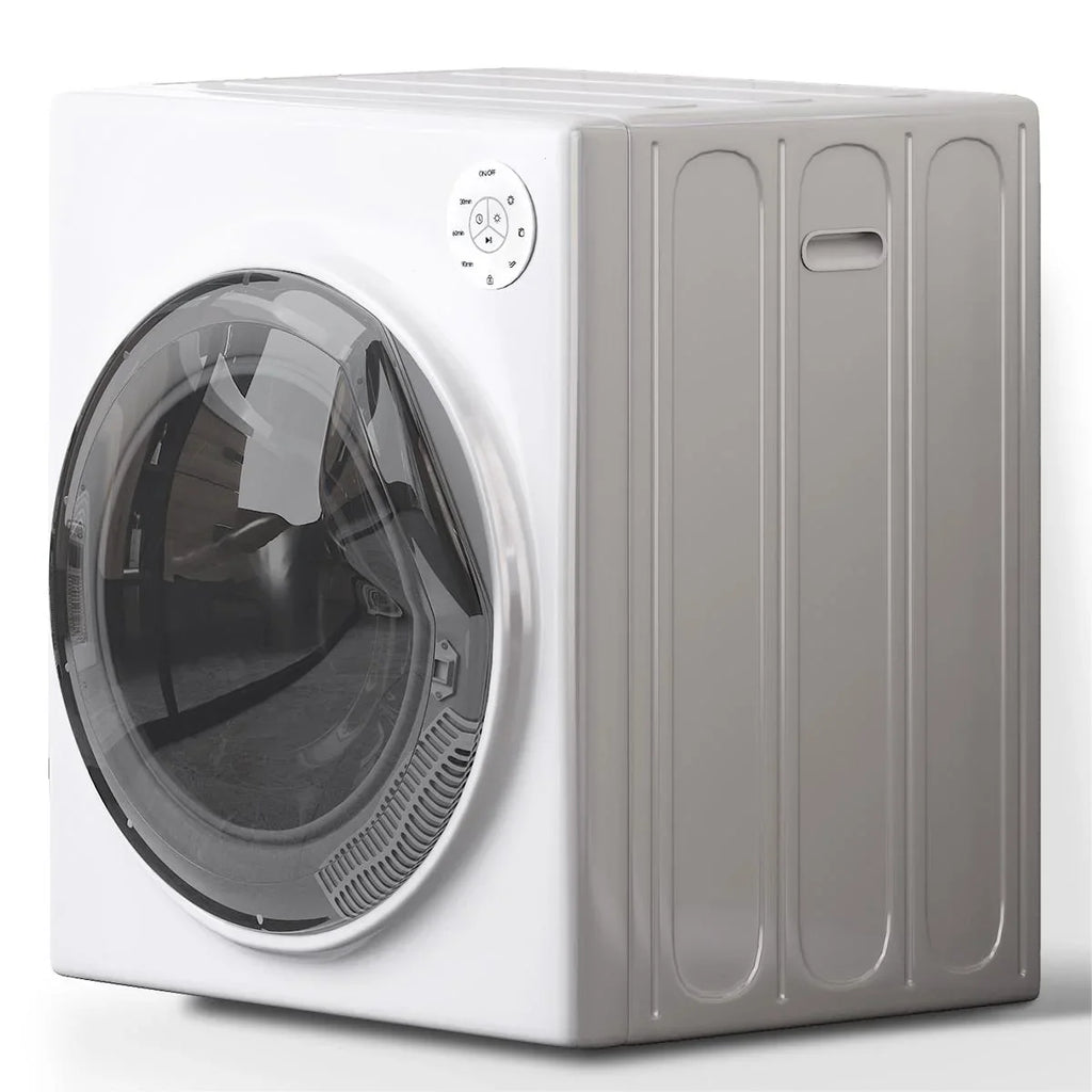 TABU 2.6 cu ft Portable Dryer for Clothes, 8.8 lbs Compact Dryer, Electric Dryer for Apartment,White