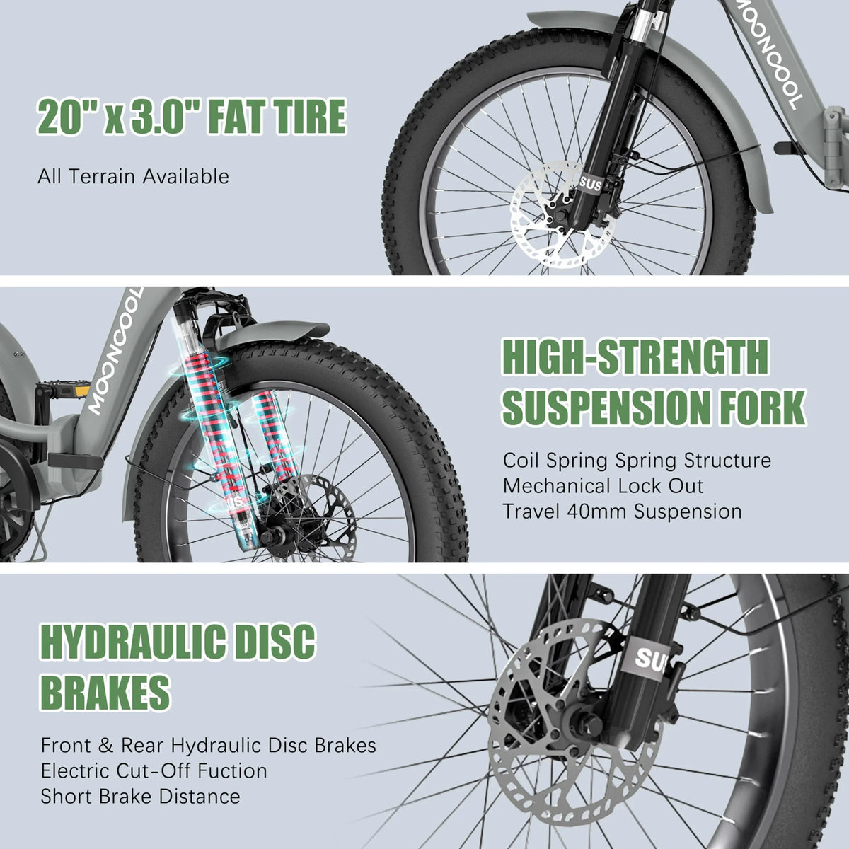 ABORON 3.0 Fat Tire Electric Trike for Senior Foldable E-Bike, 500W Motorized Tricycle Adult 20" Folding 3 Wheel Electric Commute Bike Trike w/48V Battery and Storage Baskets,