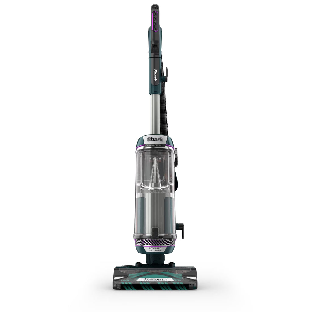 Shark POWERDETECT Upright Vacuum, Pet-Friendly, Two Brushroll System, Powerful Suction, DuoClean Detect, Self-cleaning Brushroll, Odor Neutralizer, LED Lights, AZ4000 Black/Teal