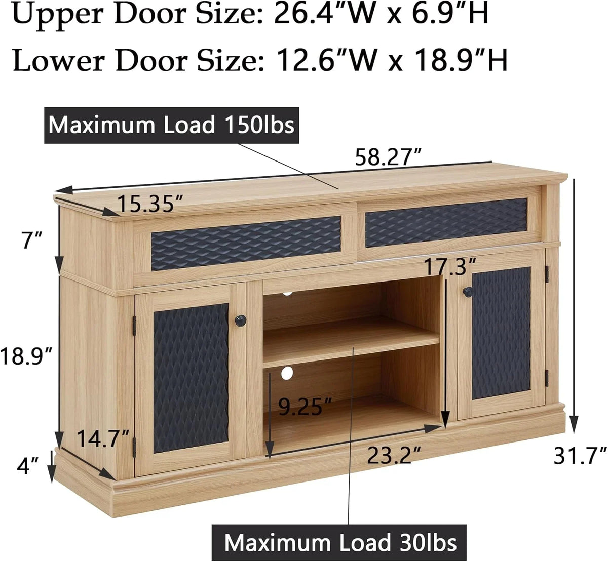 70 Inch TV Stand for TVs up to 80 Inch, Entertainment Center with Storage for Living Room, TV Console for Bedroom, Media Console for 40/50/55/60/65/70/75/80 Inch TV, White