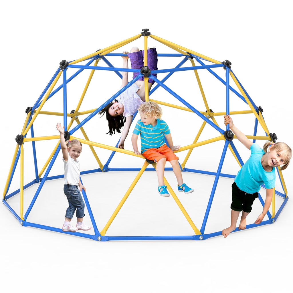 WOSTOO 10FT Climbing Dome,Kids Dome Climber Jungle Gym Outdoor Toddler Play Set for Kids 3-10 Year Outdoor Play, Supports up to 880lbs