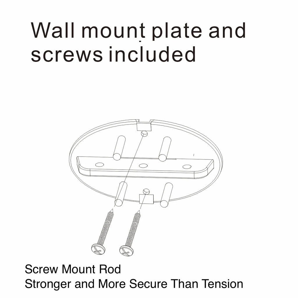 Utopia Alley Rustproof Wall Mounted Aluminum Double Curved Shower Curtain Rod, Screw Mount Rod, Secure Than Tension, Adjustable Shower Rod from 45" to 72", Includes shower liner & hooks (Bronze)