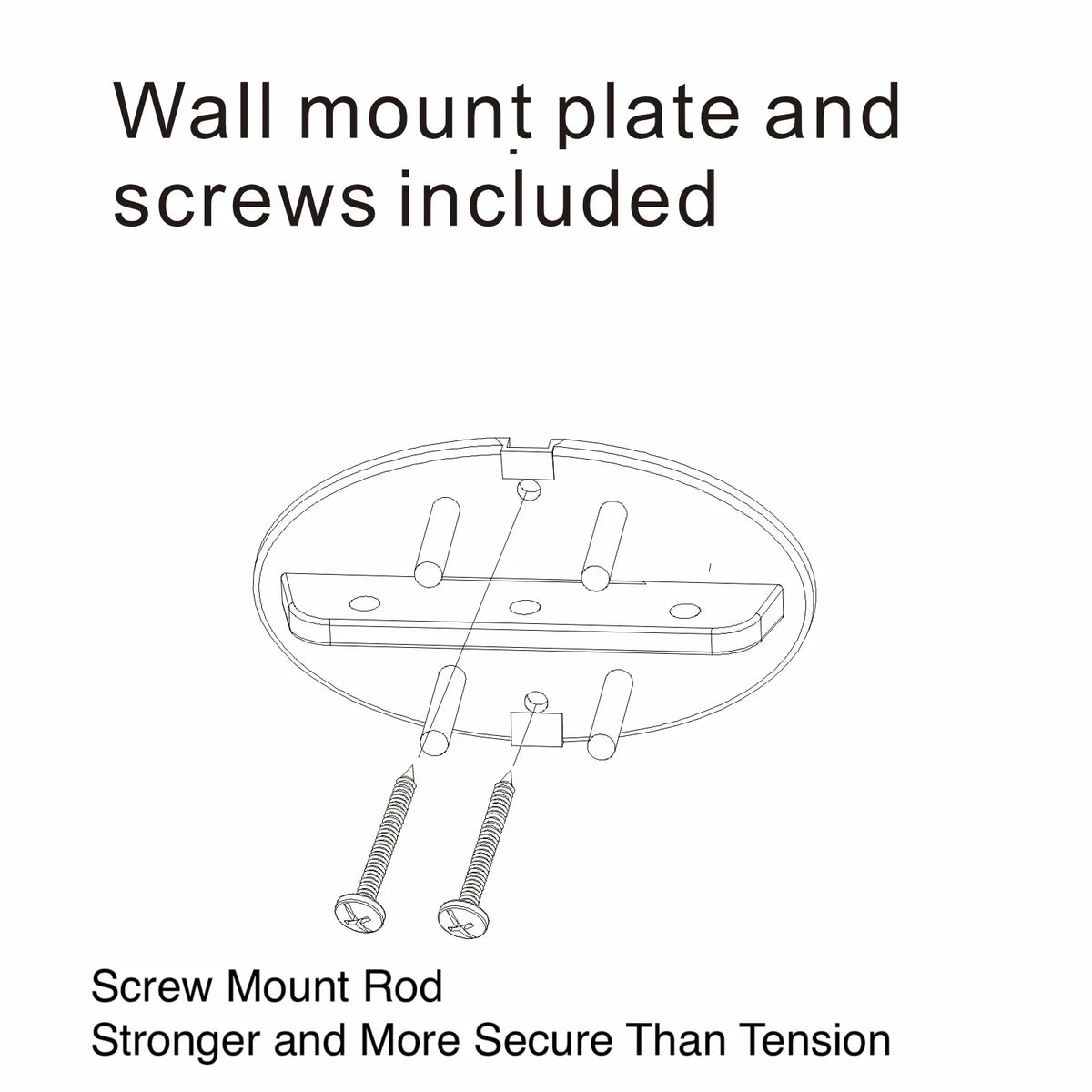 Utopia Alley Rustproof Wall Mounted Aluminum Double Curved Shower Curtain Rod, Screw Mount Rod, Secure Than Tension, Adjustable Shower Rod from 45" to 72", Includes shower liner & hooks (Bronze)
