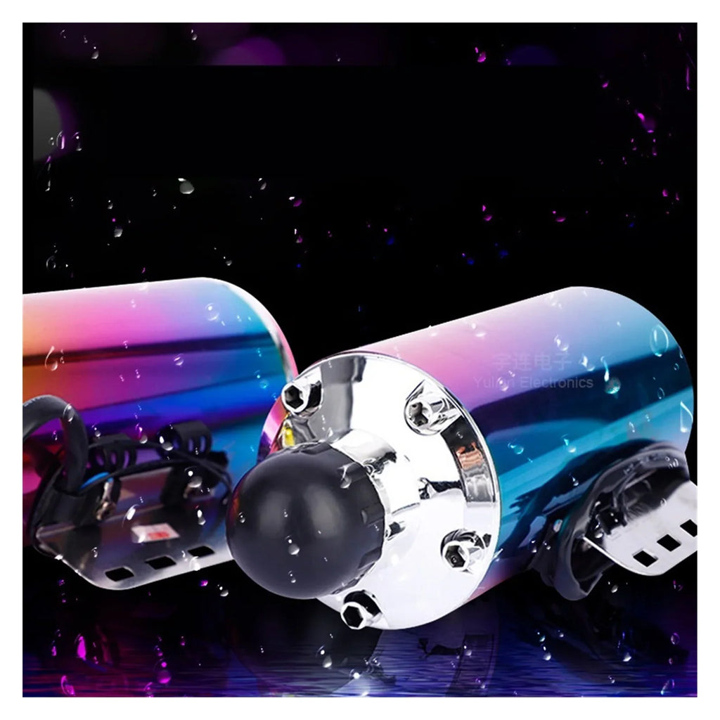 With Simulator Exhaust Pipe Motorcycle Au-dio Battery Car Bluetooth Subwoofer Electric Car Color Plated Speaker,Clear Distortion-Free