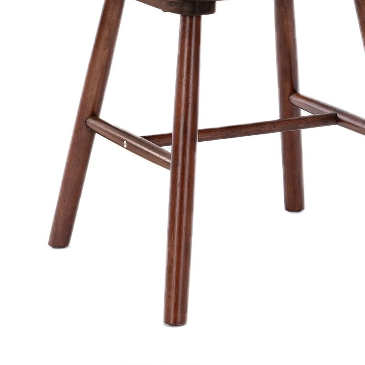 Dycanpo Dining Chairs Set of 4, Black Kitchen/Dining Room Wooden Chairs with Mid Century Modern,18''