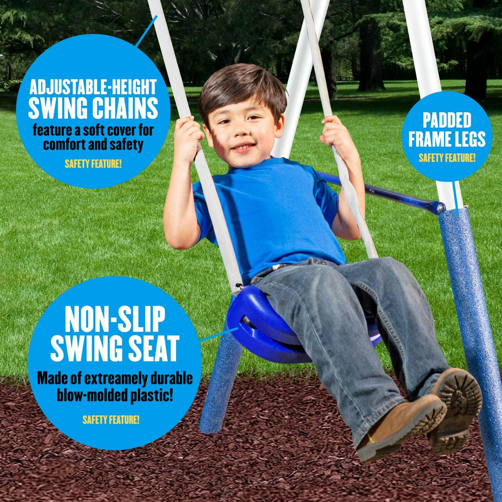 XDP Recreation Surf N Swing Set with Wave Slide. Super Disc Swing. Swing Seat. Stand R Swing. & Surf N Board Swing