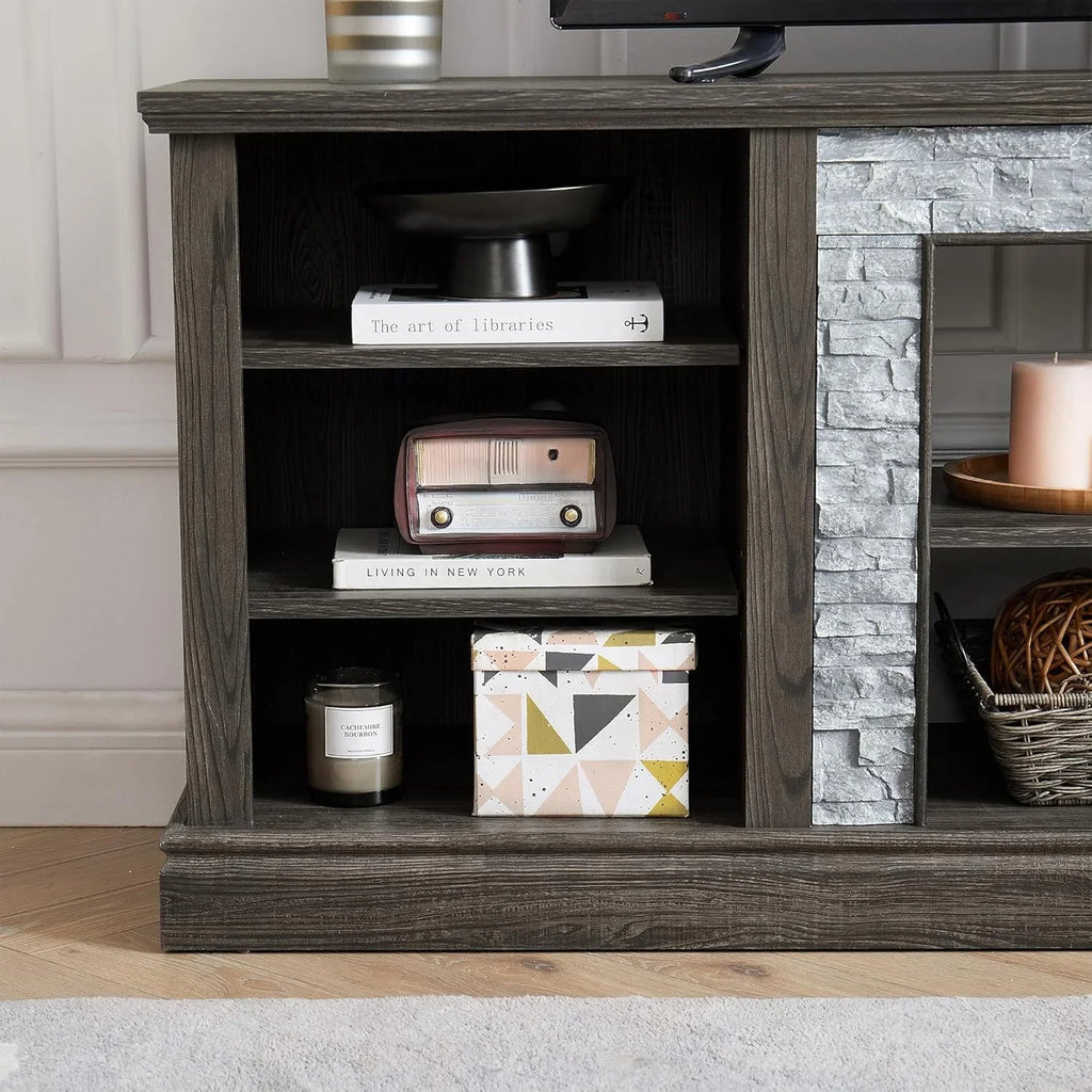 70 Inch TV Stand for TVs up to 80 Inch, Entertainment Center with Storage for Living Room, TV Console for Bedroom, Media Console for 40/50/55/60/65/70/75/80 Inch TV, White