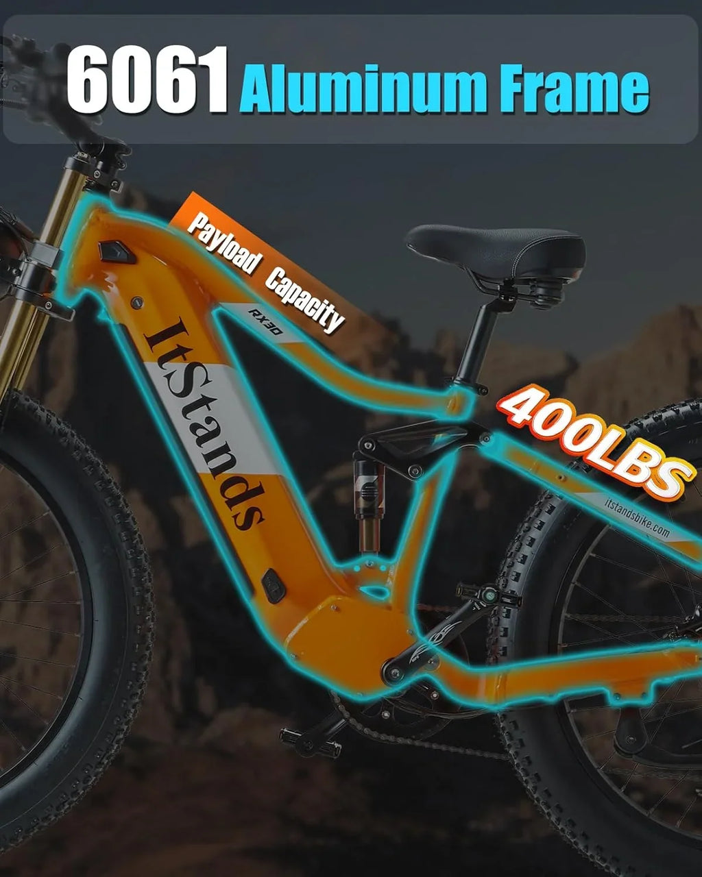 Electric Bike for Adults 26'', 1000W E-Mountain Bike 48V 30/20Ah UL2849 Removable Battery,Fat Tire Ebike up to 30MPH Off Road Beach Snow Electric Bicycles Full Suspension & Dual Hydraulic Disc Brakes