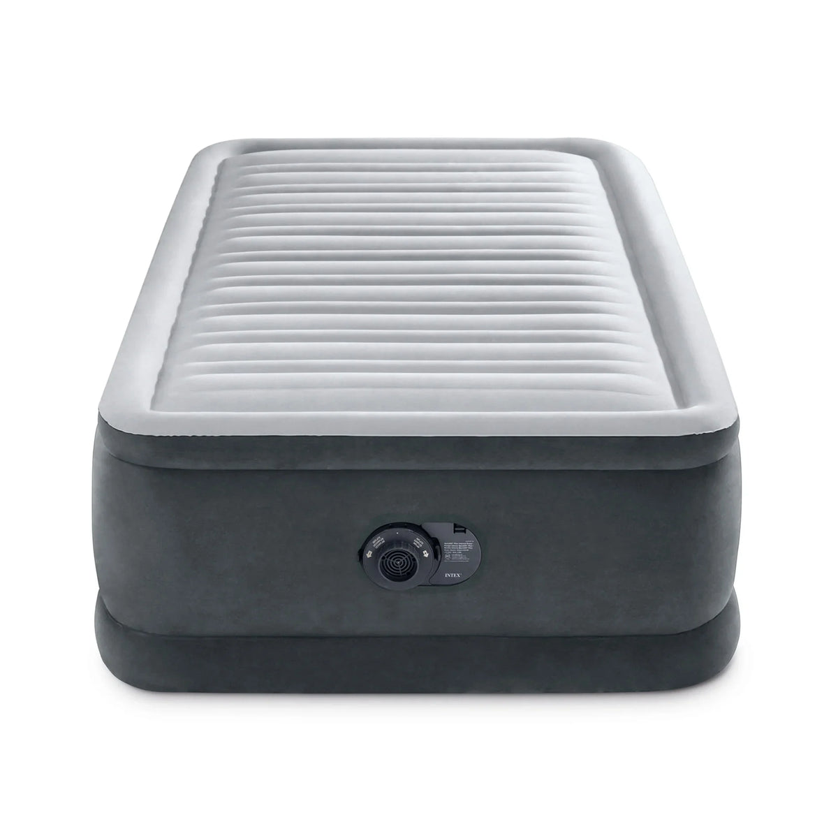 Intex Dura Beam Comfort Plus Airbed Mattress w/ Built In Pump, Twin, 2 Pack