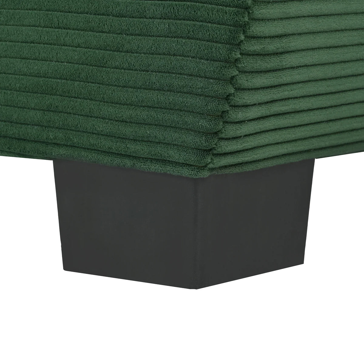 NYBOPAVIS 85.4" Corduroy Sofa, Oversized Loveseat Sofa Couch for Living Room Green