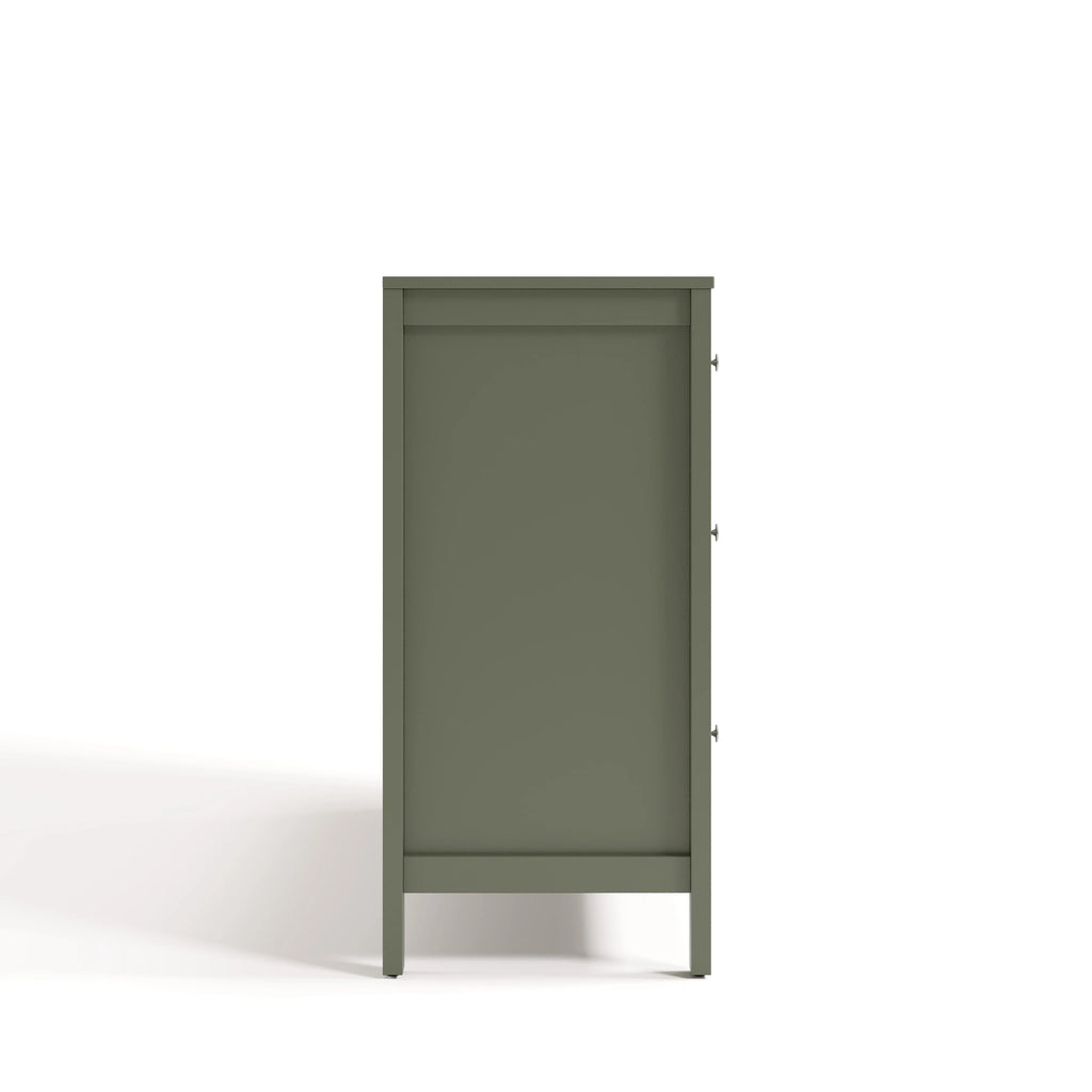 Storkcraft Horizon 6 Drawer Nursery Double Dresser, Driftwood