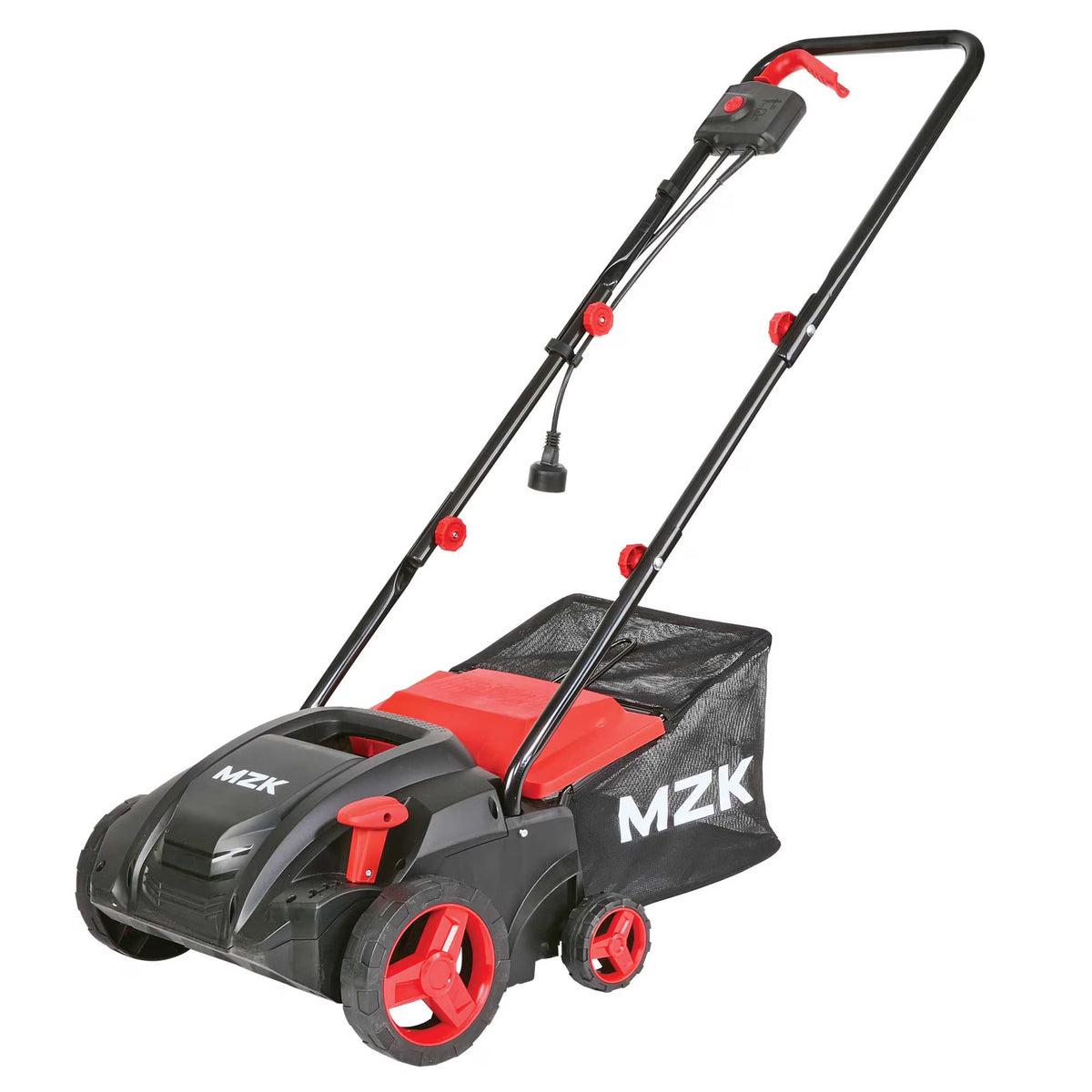Mzk Electric Dethatcher & Scarifier, Powerful Lawn Rake for Healthy Grass Growth