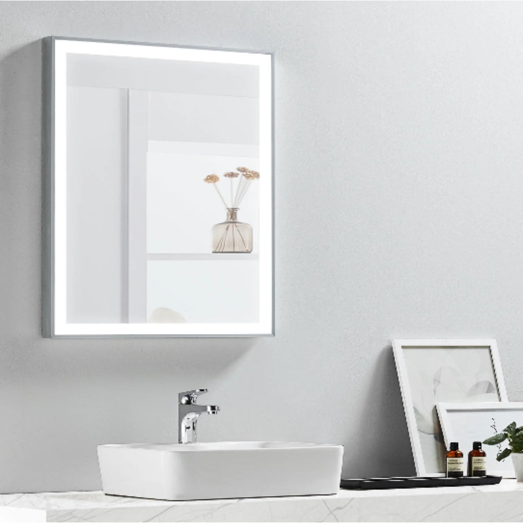 Modern Mirrors Astral Lighted Bathroom Vanity Mirror, Wall Mirror with Dimmable Daylight LED Lighting