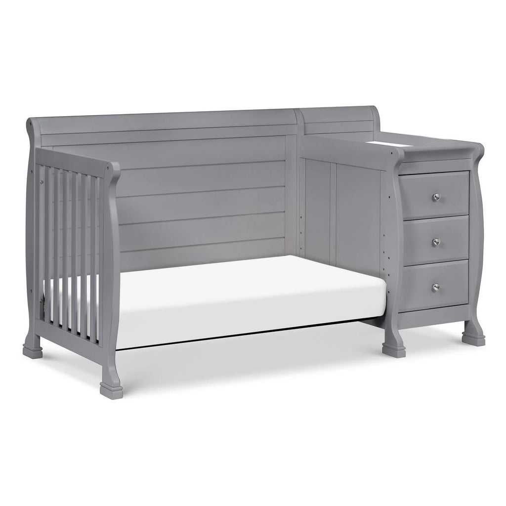 DaVinci Kalani 4-in-1 Convertible Crib & Changer in Grey