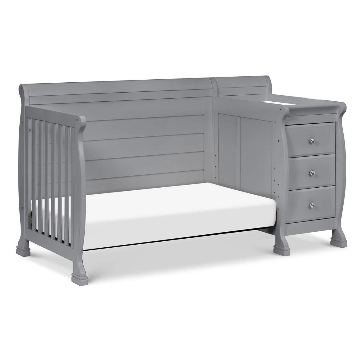 DaVinci Kalani 4-in-1 Convertible Crib & Changer in Grey
