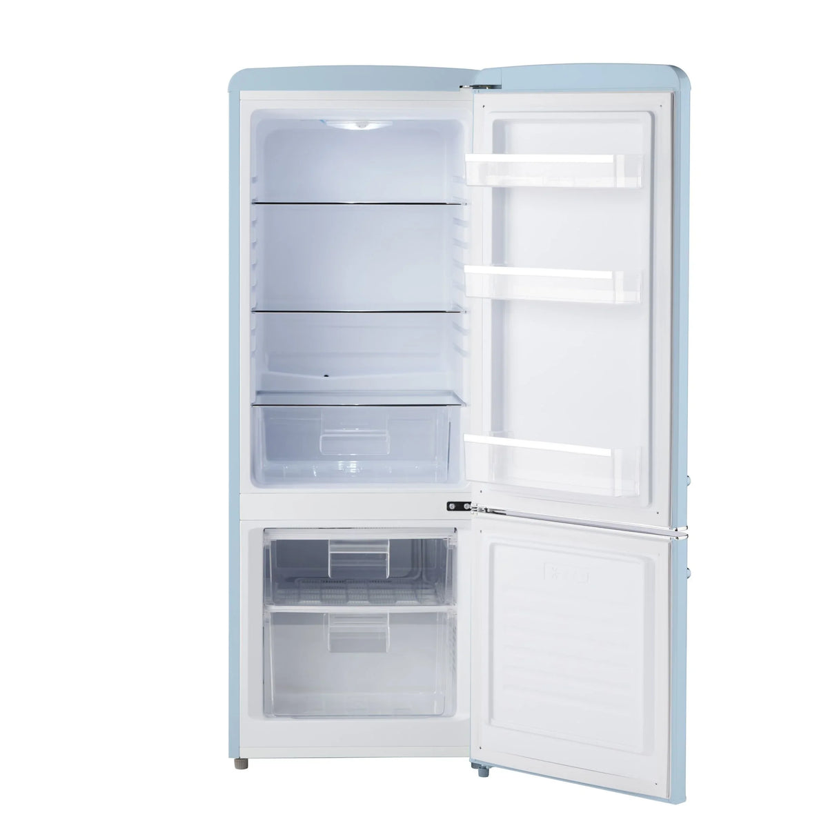 iio 7 cu. ft. Retro refrigerator with bottom freezer
