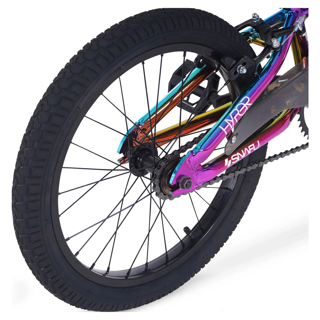 18" Hyper Bicycles Jet Fuel BMX Child's Bike, Recommended for Kids Ages 7 to13 Years Old